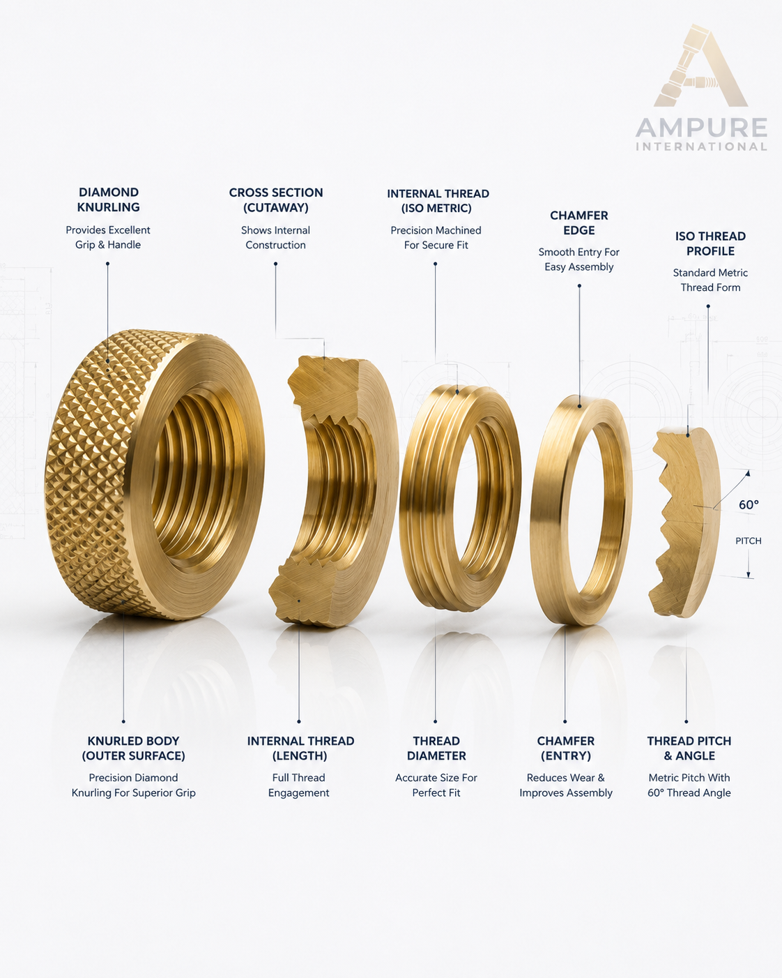 Knurled Thumb Nuts